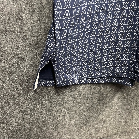 A|X Armani Exchange Men's Regular-Fit Logo-Print Polo Shirt Size Large - Picture 6 of 14